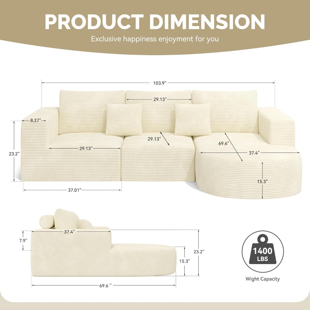 boneless sofa l shape chaise deep seat upholstered comfy living room bedroom no assembly 1pcs, custom boneless sofa l shape chaise deep seat upholstered comfy living room bedroom no assembly 1pcs, custom